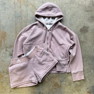 Adidas x Stella McCartney Mauve set